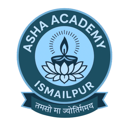 Asha Academy Gursahaiganj Kannauj Logo – UP Board School for PG to 8th Classes in Hindi and English Medium